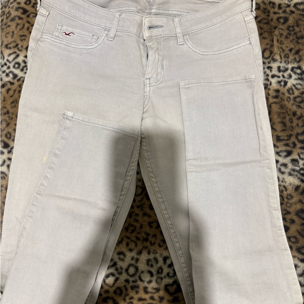 Hollister Light Gray Women Jeans